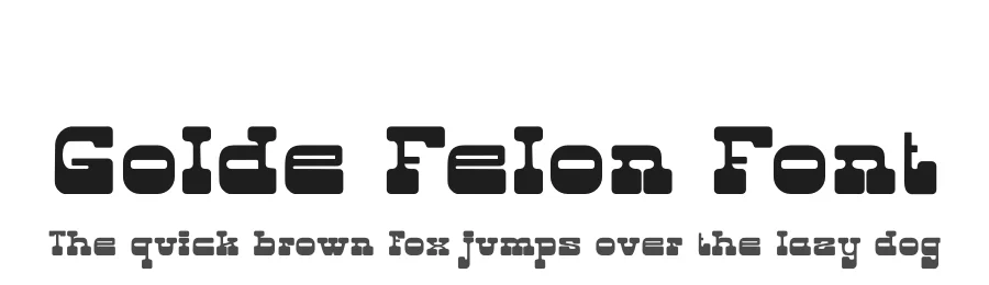Golde Felon Font by SlideShoot — Slab Serif Font