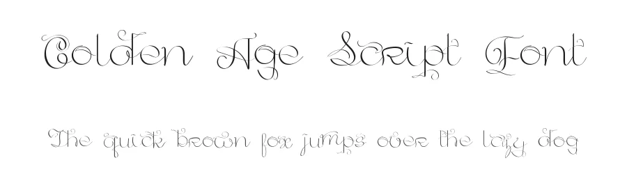 Golden Age Script Font by vp_creative_shop — Script Handwritten Font