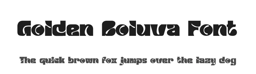 Golden Boluva Font by SlideShoot — Display Font