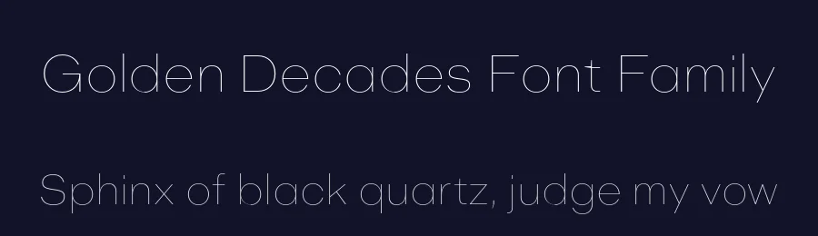 Golden Decades Font Family by Dharma Type — Sans Serif Font — thumbnail 2