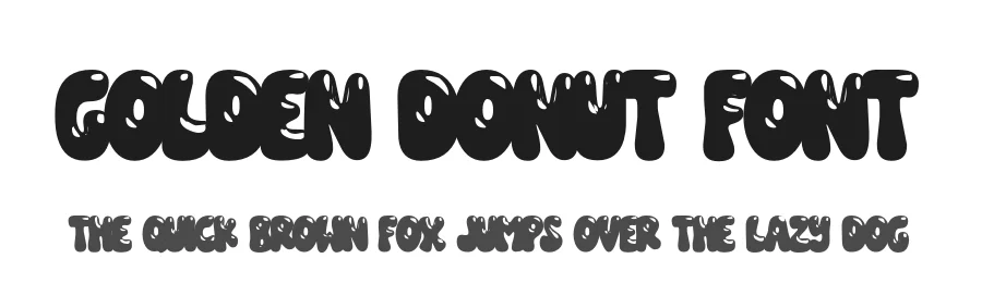 Golden Donut Font by glyphminds.studios — Decorative Font