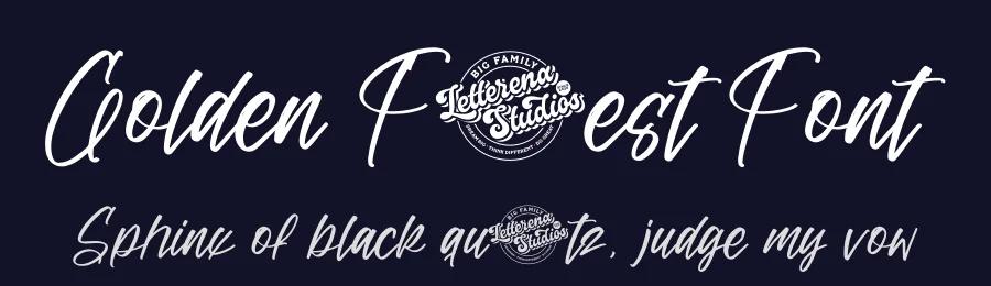 Golden Forest Font by letterenastudios — Script Handwritten Font — thumbnail 2