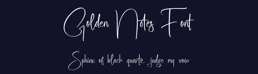 Golden Notes Font by glorytype — Script Handwritten Font — thumbnail 2