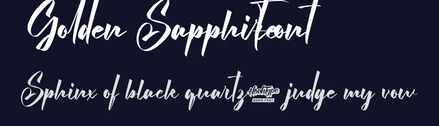 Golden Sapphire Font by noahtype — Script Handwritten Font — thumbnail 2