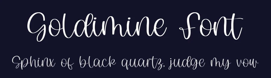 Goldimine Font by qwrtype — Script Handwritten Font — thumbnail 2