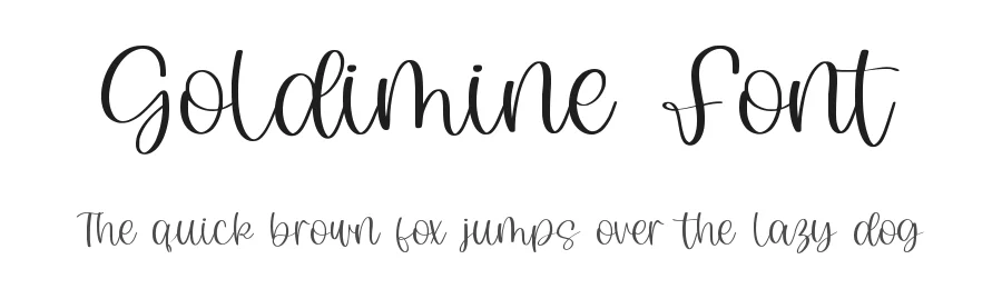 Goldimine Font by qwrtype — Script Handwritten Font