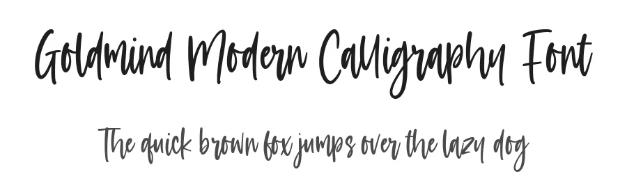 Goldmind Modern Calligraphy Font by balpirick — Script Handwritten Font