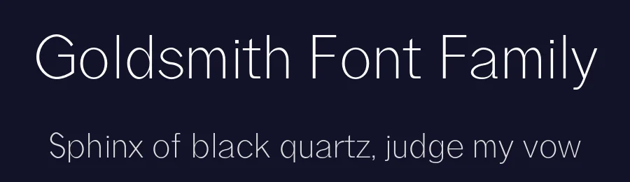 Goldsmith Font Family by Play Dead Studio — Sans Serif Font — thumbnail 2