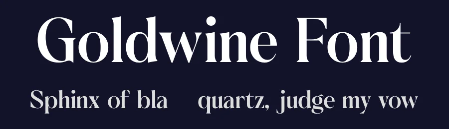 Goldwine Font by Second Son Radiance — Serif Font — thumbnail 2