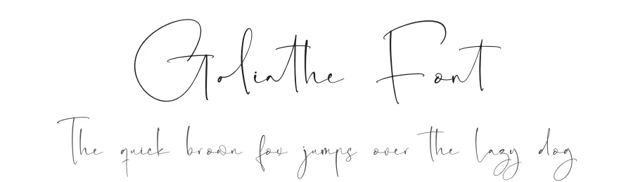 Goliathe Font by letterfabric — Script Handwritten Font