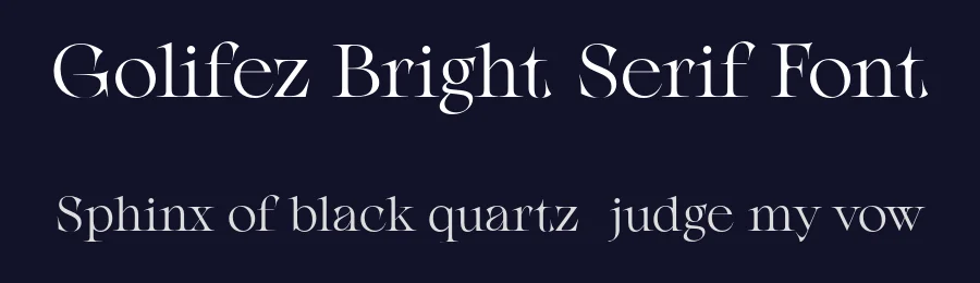 Golifez Bright Serif Font by Oktnum Type Foundry — Serif Font — thumbnail 2