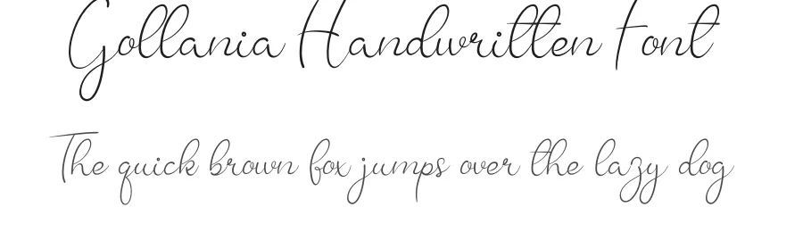 Gollania Handwritten Font by andikastudio — Script Handwritten Font