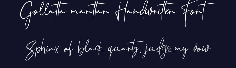 Gollatta manttan Handwritten Font by andikastudio — Script Handwritten Font — thumbnail 2