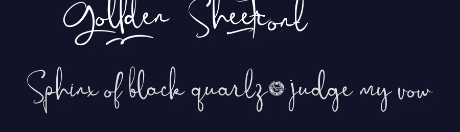 Gollden Sheer Font by CalligraphyFonts.net — Script Handwritten Font — thumbnail 2