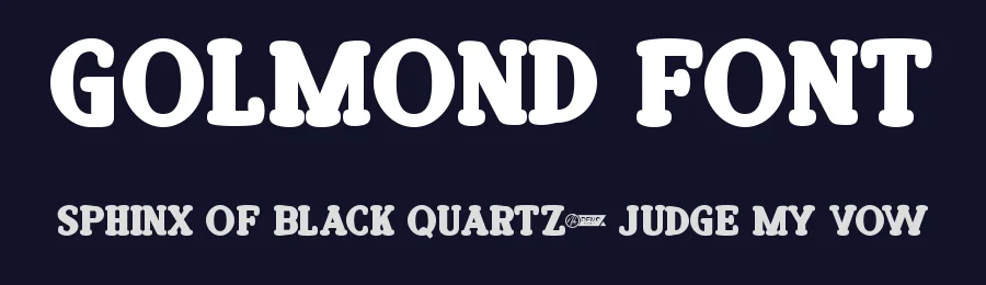 Golmond Font by nihstudio — Display Font — thumbnail 2