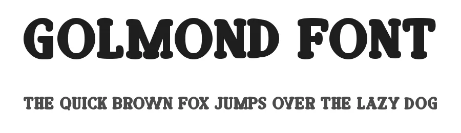 Golmond Font by nihstudio — Display Font