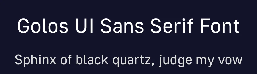 Golos UI Sans Serif Font by paratype — Sans Serif Font — thumbnail 2