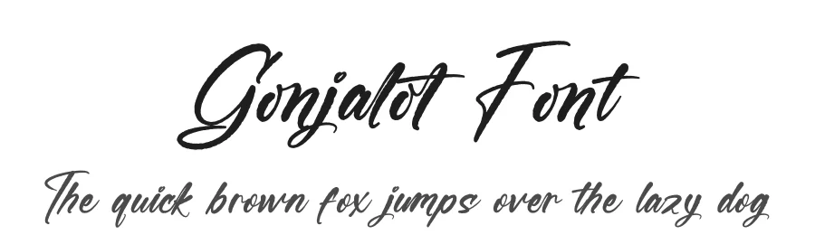 Gonjalot Font by stylishtype.co — Script Handwritten Font