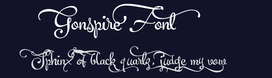Gonspire Font by Mans Greback — Script Handwritten Font — thumbnail 2