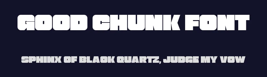 Good Chunk Font by Almairatype — Display Font — thumbnail 2