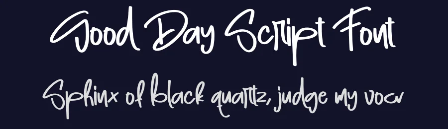 Good Day Script Font by creativeletter — Script Handwritten Font — thumbnail 2
