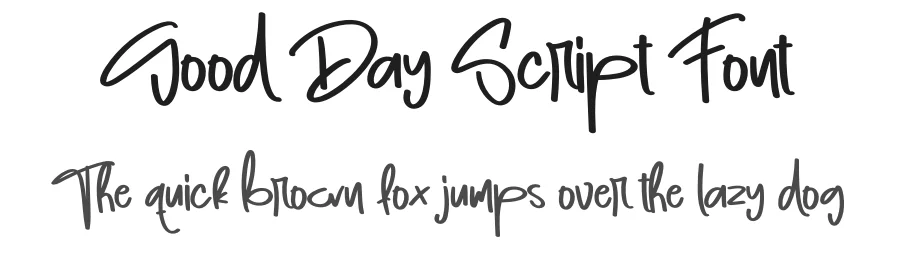 Good Day Script Font by creativeletter — Script Handwritten Font