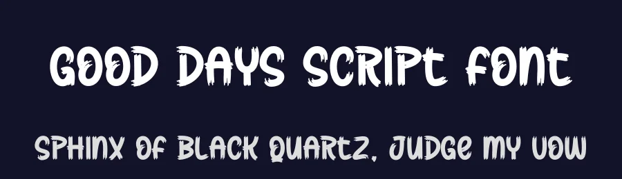Good Days Script Font by andikastudio — Script Handwritten Font — thumbnail 2
