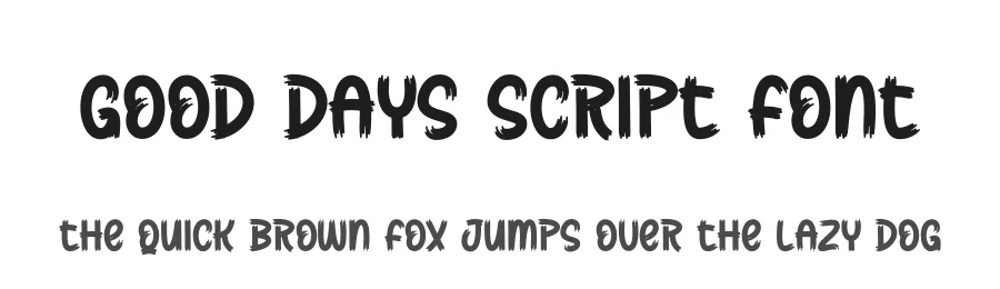 Good Days Script Font by andikastudio — Script Handwritten Font