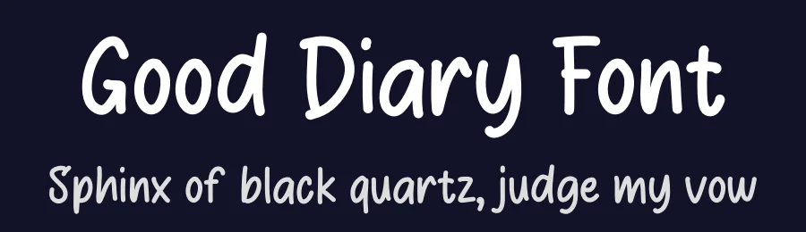 Good Diary Font by Studio Hello Good — Script Handwritten Font — thumbnail 2