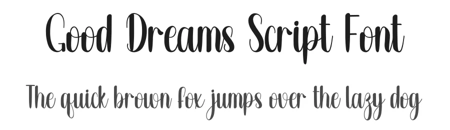 Good Dreams Script Font by inermediaSTUDIO — Script Handwritten Font