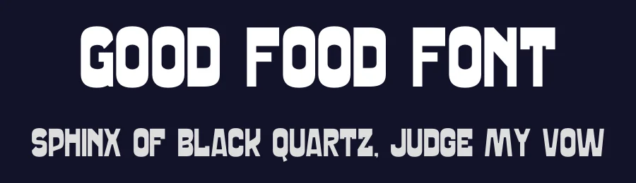 Good Food Font by Nirmana Visual — Sans Serif Font — thumbnail 2