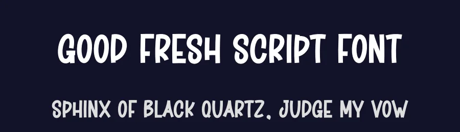 Good Fresh Script Font by creativeletter — Display Font — thumbnail 2