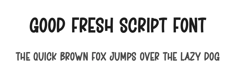 Good Fresh Script Font by creativeletter — Display Font