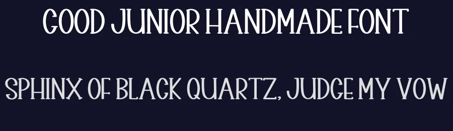 Good Junior Handmade Font by inermediaSTUDIO — Display Font — thumbnail 2