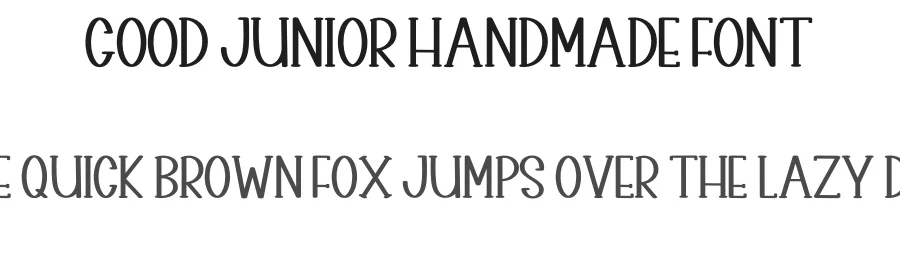 Good Junior Handmade Font by inermediaSTUDIO — Display Font