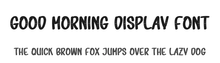 Good Morning Display Font by creativeletter — Script Handwritten Font