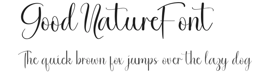 Good Nature Font by edricstudio — Script Handwritten Font