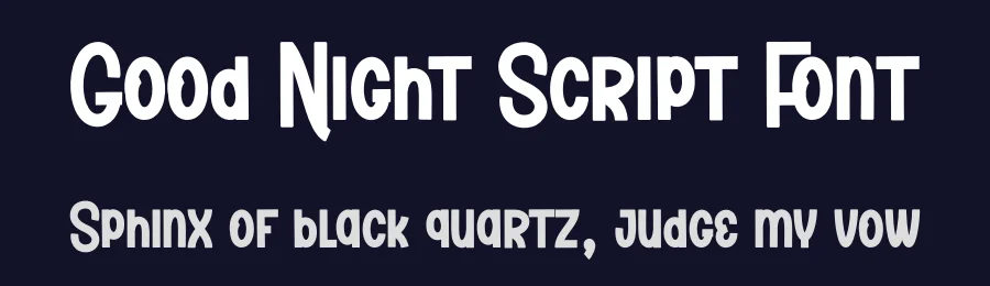 Good Night Script Font by creativeletter — Display Font — thumbnail 2