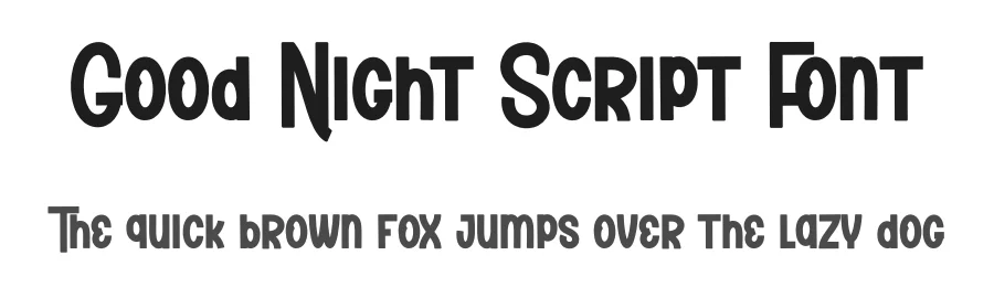 Good Night Script Font by creativeletter — Display Font