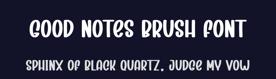 Good Notes Brush Font by creativeletter — Display Font — thumbnail 2