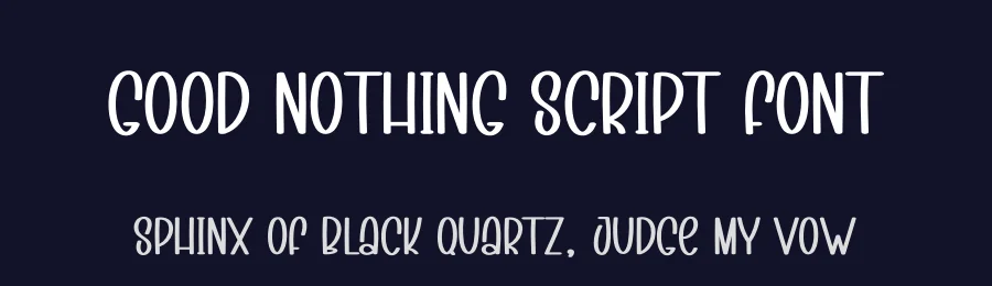 Good Nothing Script Font by creativeletter — Display Font — thumbnail 2