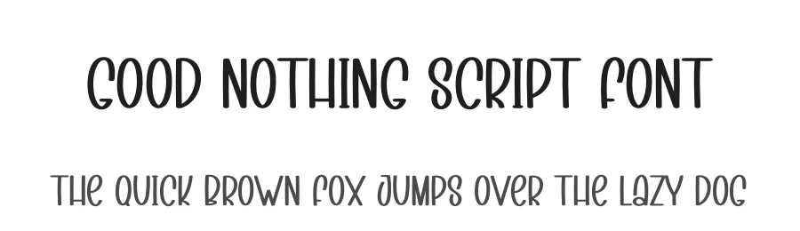 Good Nothing Script Font by creativeletter — Display Font