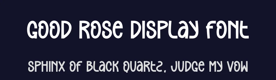 Good Rose Display Font by andikastudio — Display Font — thumbnail 2