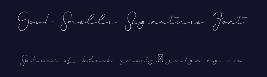 Good Smells Signature Font by edricstudio — Script Handwritten Font — thumbnail 2