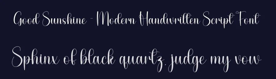 Good Sunshine – Modern Handwritten Script Font by andikastudio — Script Handwritten Font — thumbnail 2