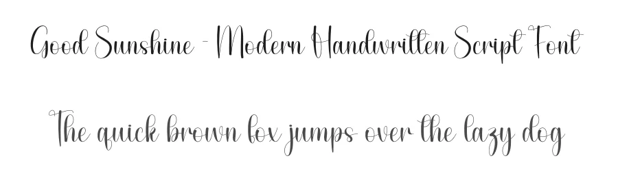 Good Sunshine – Modern Handwritten Script Font by andikastudio — Script Handwritten Font