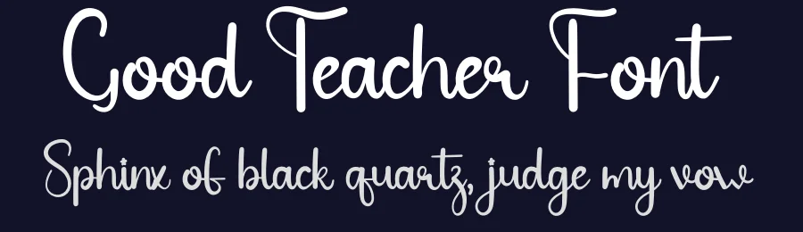 Good Teacher Font by andikastudio — Script Handwritten Font — thumbnail 2