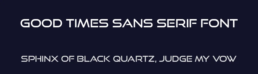 Good Times Sans Serif Font by Typodermic — Decorative Font — thumbnail 2