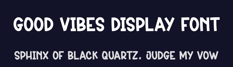 Good Vibes Display Font by creativeletter — Display Font — thumbnail 2