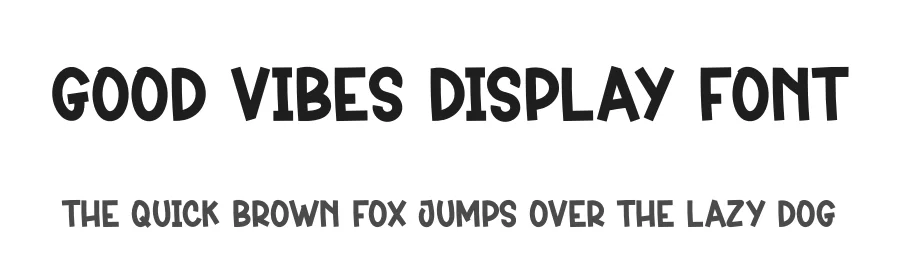 Good Vibes Display Font by creativeletter — Display Font